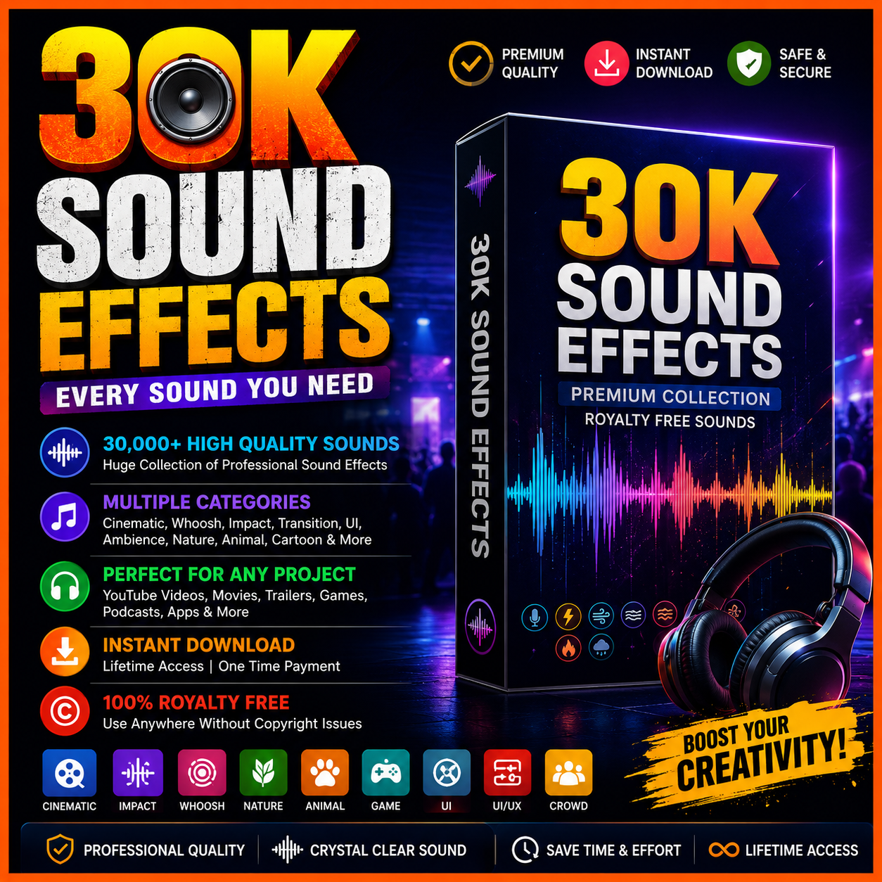 30K Sound Effects
