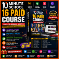 10 Minutes school 16 paid course